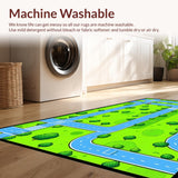 Colorful Traffic Map Illustration(Green)