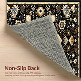 Eclectic Medallion Patterned Aesthetic(Black)