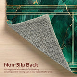 Contemporary Green Veined Elegance(Green)