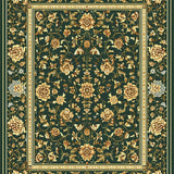Luxurious Gold Accented Tiled Motif(Green)