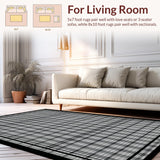 Elegant Monochrome Tic Tac Toe Layout(Black)