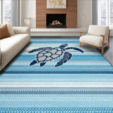 Colorful Marine Life Patterned(Blue)