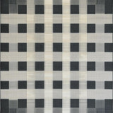 Artistic High Contrast Geometric Motif(White)