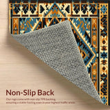 Rustic Earth Tones Tribal Motif(Blue)