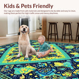 Contemporary Ethnic Medallion Style(Blue)