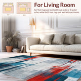 Eclectic Stained Abstract Motif(Gray)