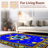 Striking Bold Medallion Arrangement(Blue)