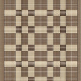 Ultra Soft Area Rug, Non Slip, Stain Resistant, Washable Area Rugs for Living Room, Bedroom, Modern Oversized Checkered Design(Beige)