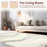 Artistic Shag with Unique Silhouettes(Beige)