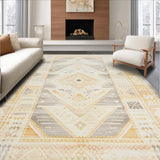 Contemporary Creamy Abstract Elements(Beige)