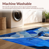 Artistic Contemporary Wildlife Theme(Blue)