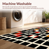 Contemporary Monochrome Checkerboard Style(Black)