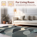 Stylish Gray Wave Motif(Gray)