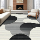 Trendy Fluid Geometric Arrangement(Gray)