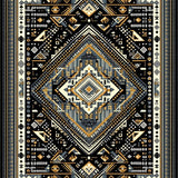 Vibrant Cultural Medallion Style(Black)