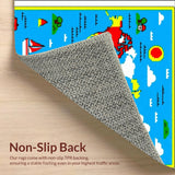 Colorful Alphabetic Interactive Canvas(Blue)