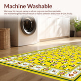 Bright Yellow Vintage Blooms(Yellow)