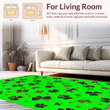 Cheerful Spring Themed Coir Mat(Green)