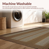 Ultra Soft Area Rug, Non Slip, Stain Resistant, Washable Area Rugs for Living Room, Bedroom, Earthy Toned Safari Aesthetic(Beige)