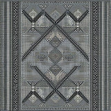 Ultra Soft Area Rug, Non Slip, Stain Resistant, Washable Area Rugs for Living Room, Bedroom, Unique Lattice Style with Contrast(Gray)