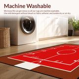Ultra Soft Area Rug, Non Slip, Stain Resistant, Washable Area Rugs for Living Room, Bedroom, Dynamic Multi-Sport Artistic Expression(Brown)
