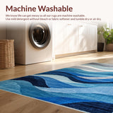 Contemporary Blue Toned Abstract(Blue)