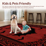 Chic Dramatic Halloween Decor(Red)