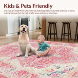 Fresh Playful Geometric Arrangement(Pink)