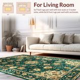 Elegant Green Oriental Motif(Blue)