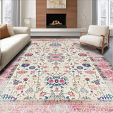 Artful Textured Floral Elements(Ivory)