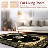 Modern Colorful Ogee Influence(Black)