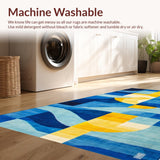 Lively Geometric Art Expression(Blue)