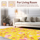 Charming Round Blossom Motif(Yellow)