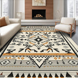 Tribal Ethnic Geometric Delight(Beige)