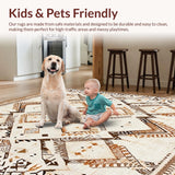 Cozy Vintage Tiled Motif(Beige)