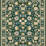 Tranquil Vintage Symmetrical Motif(Green)