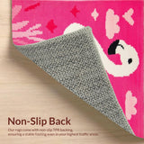 Lively Cartoon Flamingo Illustration(Pink)