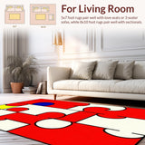 Fun Bold Lettering and Numbering(Red)