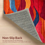 Charming Colorblock Retro Style(Red)