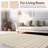 Sophisticated High Contrast Trellis Style(Beige)