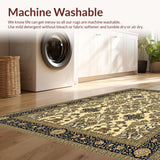 Ultra Soft Area Rug, Non Slip, Stain Resistant, Washable Area Rugs for Living Room, Bedroom, Luxurious Soft Monochrome Style(Beige)