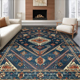 Distressed Earth Tone Elegance(Blue)