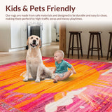 Colorful Retro Geometric Charm(Pink)