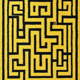 Ultra Soft Area Rug, Non Slip, Stain Resistant, Washable Area Rugs for Living Room, Bedroom, 3D Geometric Yoga Space Soft Washable Carpet(Gold)