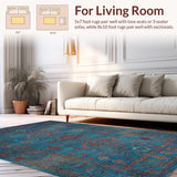 Elegant Textured Rustic Aesthetic(Blue)