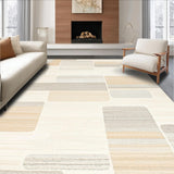 Ultra Soft Area Rug, Non Slip, Stain Resistant, Washable Area Rugs for Living Room, Bedroom, Neutral Hues Area Super Absorbent Non Slip Kitchen Comfort Mat(Beige)