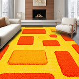 Ultra Soft Area Rug, Non Slip, Stain Resistant, Washable Area Rugs for Living Room, Bedroom, Unique Child-Friendly Decorative Element(Yellow)