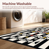 Contemporary Monochrome Lattice(Black)