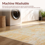 Beige Vintage Look Area Sand Tones Classic Distressed(Beige)