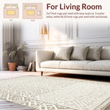 Chic Textured Macrame Accent(Beige)